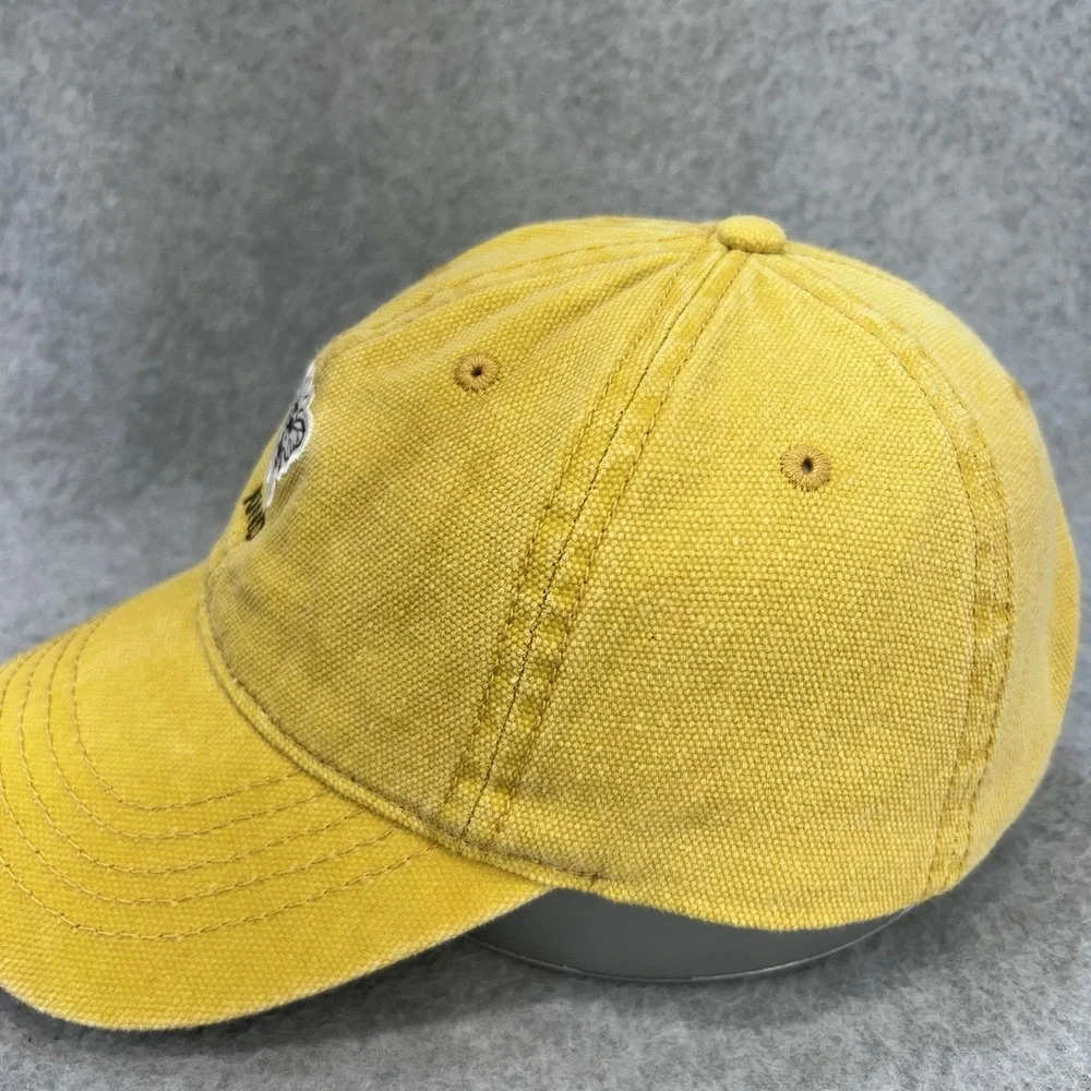 Be Kind Bee Yellow Dad Hat Strapback OSFM Cotton Embroidered‎ Cap
